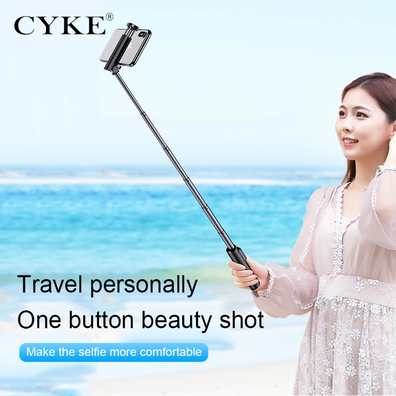 CYKE selfie stick M11 Bluetooth складная селфи-палка Выравнивающая база для штатива с Пластик сплав selfie селфи палка для iPhone xiaomi huawei