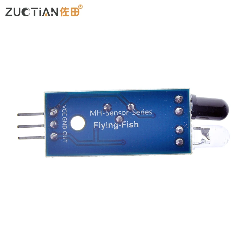 IR Infrared Obstacle Avoidance Sensor Module for Arduino Smart Car Robot 3-wire Reflective Photoelectric New