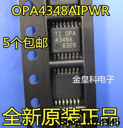 10 штук в наборе, Тол OPA4348AIPWR OPA4348A TSSOP-14