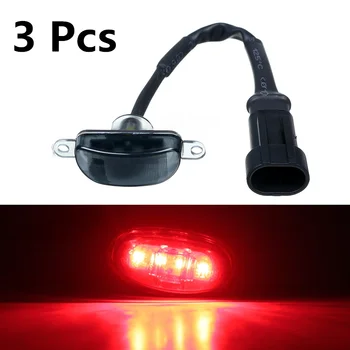 

3 Pack Front Grill Lights Fit for Ford F-150 F150 2010-2018 Raptor Grille LED White Yellow Red Lights Smoked Lens