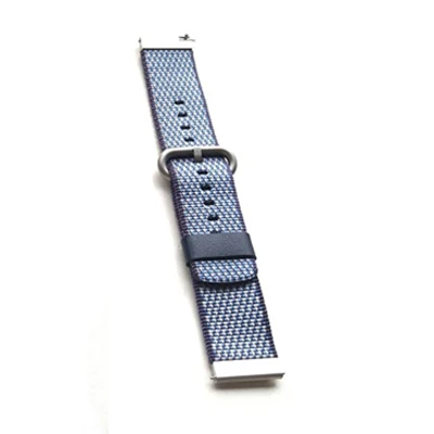 Blue YHNUJM нейлоновый ремешок для часов 22 мм 20 мм ремешок для samsung galaxy Watch ремешок для часов 42 мм 46 мм Смарт-часы - Цвет: Blue