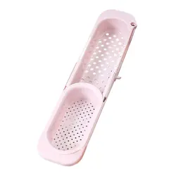 Kitchen Sink Rack Organizer Telescopic Drain Rack Dish Washing Filter Drain Storage Basket Adjustable Sponge Soap Hanging Holder