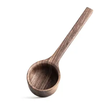 

10g Long Handle Coffee Scoop Wooden Coffee Spoon in Black Walnut Coffee Spoon