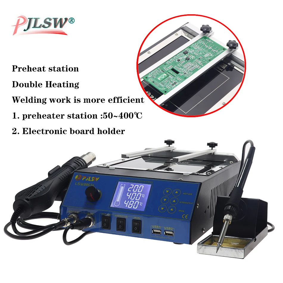 PJLSW 853AAA 8863 Preheating Station PCB Preheater Soldering Station