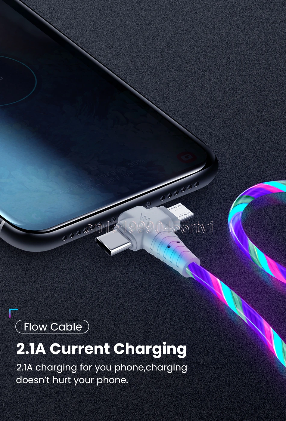 Flow Luminous 3 in 1 USB Cable for iPhone 13 12 11 Pro 3in1 2in1 Lighting Micro USB Type C 8-Pin charger for Huawei Xiaomi 1m hdmi phone to tv