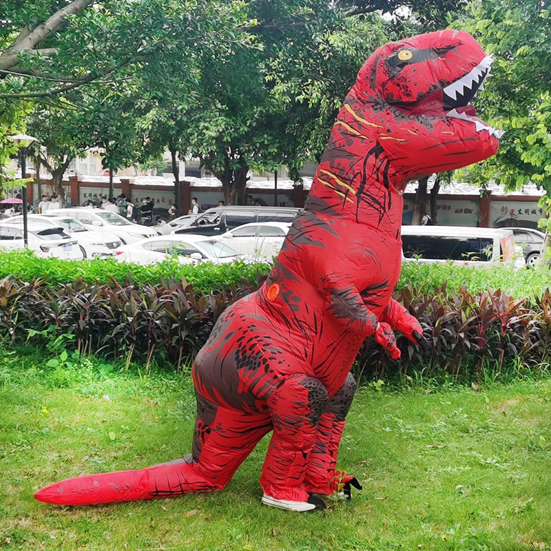 Costume de dinosaure gonflable T-Rex pour adultes et enfants, fête cosplay,  robe de paupières anime, olympiques d'Halloween imbibés pour hommes et  femmes - AliExpress