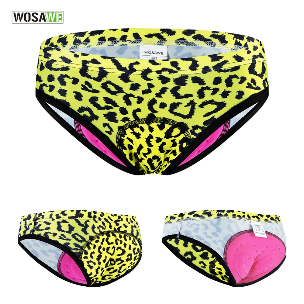 

WOSAWE Ladies Cycling Underwear Breathable 3D Gel Padded Riding Bicycle MTB Bike Underpant Triangle Shorts