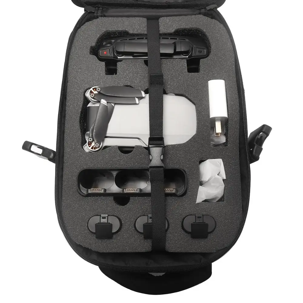 Сумка на плечо для дрона, сумка для хранения, чехол для DJI Mavic Mini Drone, удаленные пропеллеры, 3 аккумулятора, зарядное устройство, аксессуары для хранения