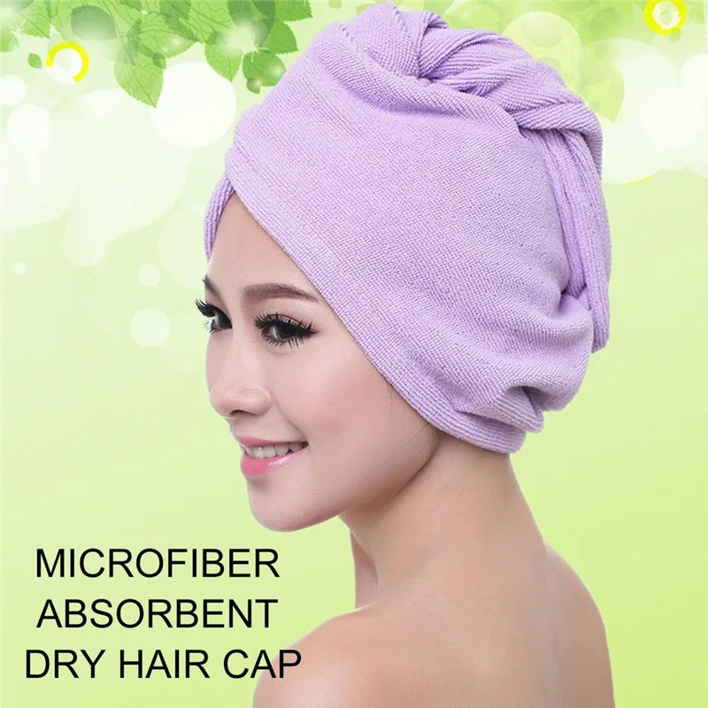 5 цветов, полотенце для сушки волос, волшебное быстросохнущее полотенце для волос из микрофибры, полотенце для сушки волос, тюрбан, шапка для спа-ванны