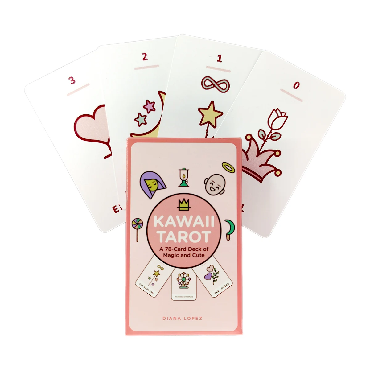 Kawaii Tarot Cards Mystical Guidance Divination Entertainment Partys Board Game Supports Wholesale 78 Sheets/Box | Спорт и
