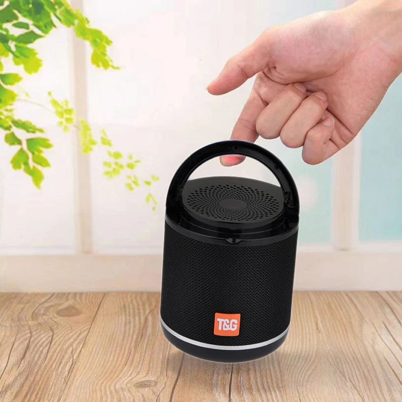 PPYY-портативный Bluetooth динамик держатель телефона беспроводной TWS FM TF карта сабвуфер открытый небольшой динамик