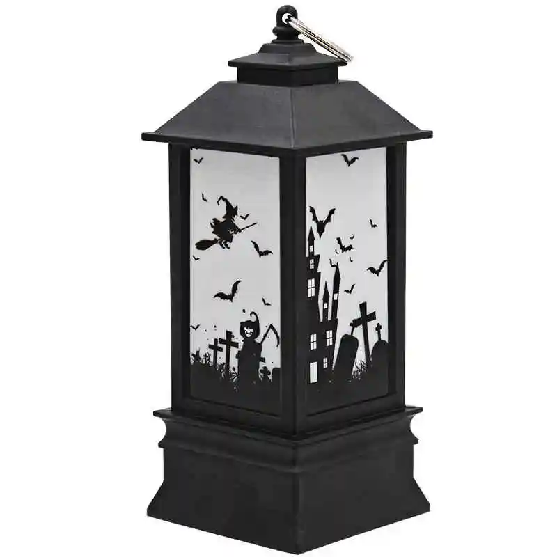 Electric Halloween Candle Lamp LED Candle Simulation Flame Light Small Oil Candle Lamp Light for Halloween Party Decoration