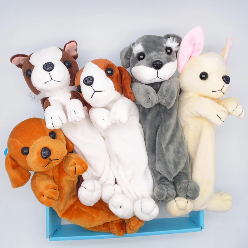 Креативная плюшевая кукла для детей ручка щенка сумка Детские pencilcase школьные