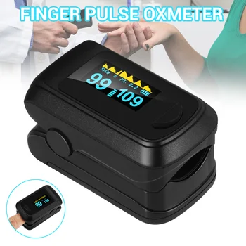 

Fingertip Pulse Oximeter Digital LED Display Monitor Measurement for SpO2 Home SDF-SHIP