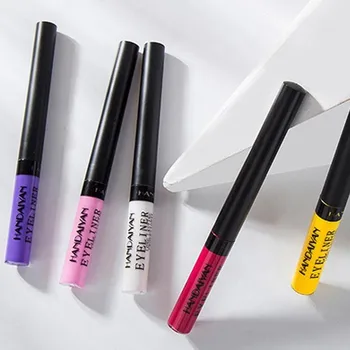 

12pcs/set Matte Eyeliner Liquid Waterproof Color Quick-drying Eyeliner No Fainting Easy To Color Eye Makeup Rich In Color