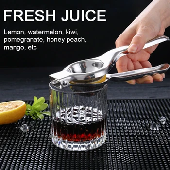 

Lemon Clip Manual Juicer Stainless Steel Extrusion Household Small squeeze Orange Watermelon Juice Lemon Squeezer Kitchen Tools