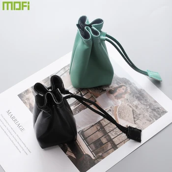 

MOFi Leather Earphone Case For BLZK I9000 Soft Protective Cover i 9000 Headset TWS Wireless Headphone Bluetooth Earbuds Pouch