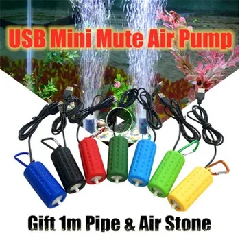 

Aquarium Air Pump Fish Tank Portable USB Mini Oxygen Air Pump Mute Energy Saving Supplies Ultra Silent Ornament Oxygen Saving