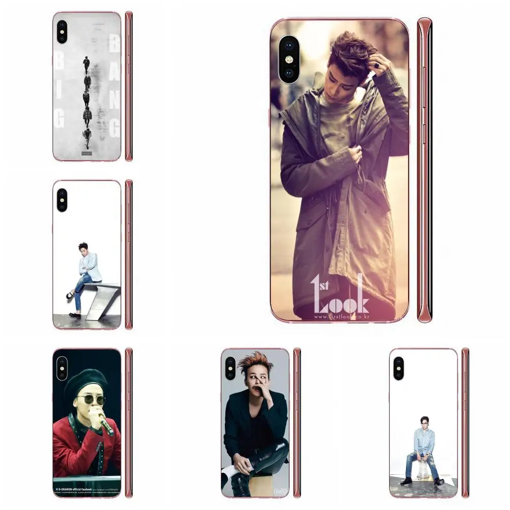 Для Apple iPhone 11 Pro X XS Max XR 4 4S 5 5C 5S SE SE2 6 6S 7 8 Plus мягкие чехлы Capa K-pop Bigbang G-dragon | Мобильные