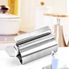Bathroom Accessories Set Rolling Toothpaste Squeezer Tube Toothpaste Dispenser Toothbrush Holder Rack Stainless Steel Dispenser ► Photo 2/6