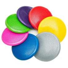 Коврик для йоги с дисковой подушкой из ПВХ 34 см с точечной массажной подушечкой, Универсальный спортивный тренажер для фитнеса