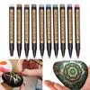 10 Colors Fine Metallic Markers Paints Pens Art Permanent Writing Markers for Photo Album Gift Card DIY Craft Kids ► Photo 2/6