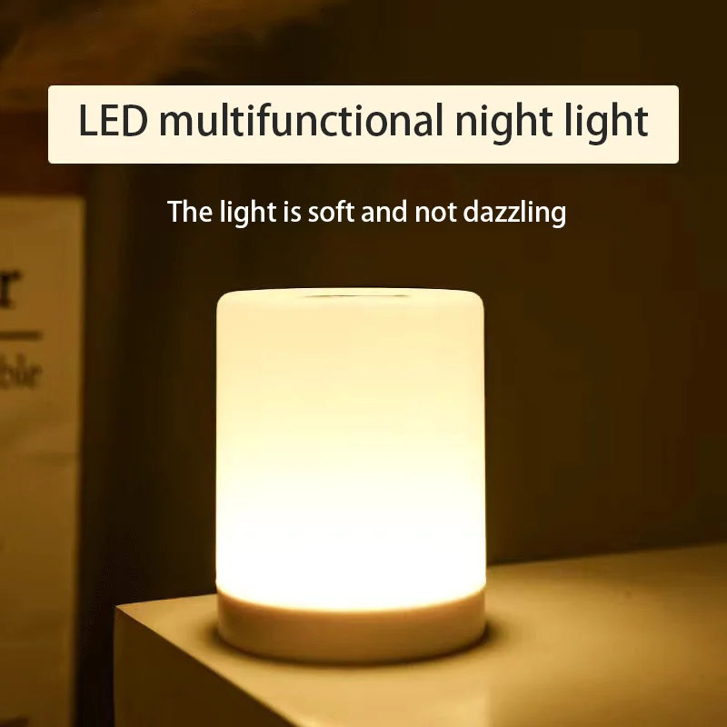 

Night Light Children's Sleep Sensing Touch Girl's Heart Light Desktop Ambience Light Bedroom Bedside Lamp