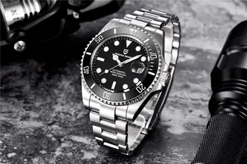 

PAGANI design Luxury Luminous mens watch miyota Mechanical watches Stainless steel bracelet Automatic men's watch