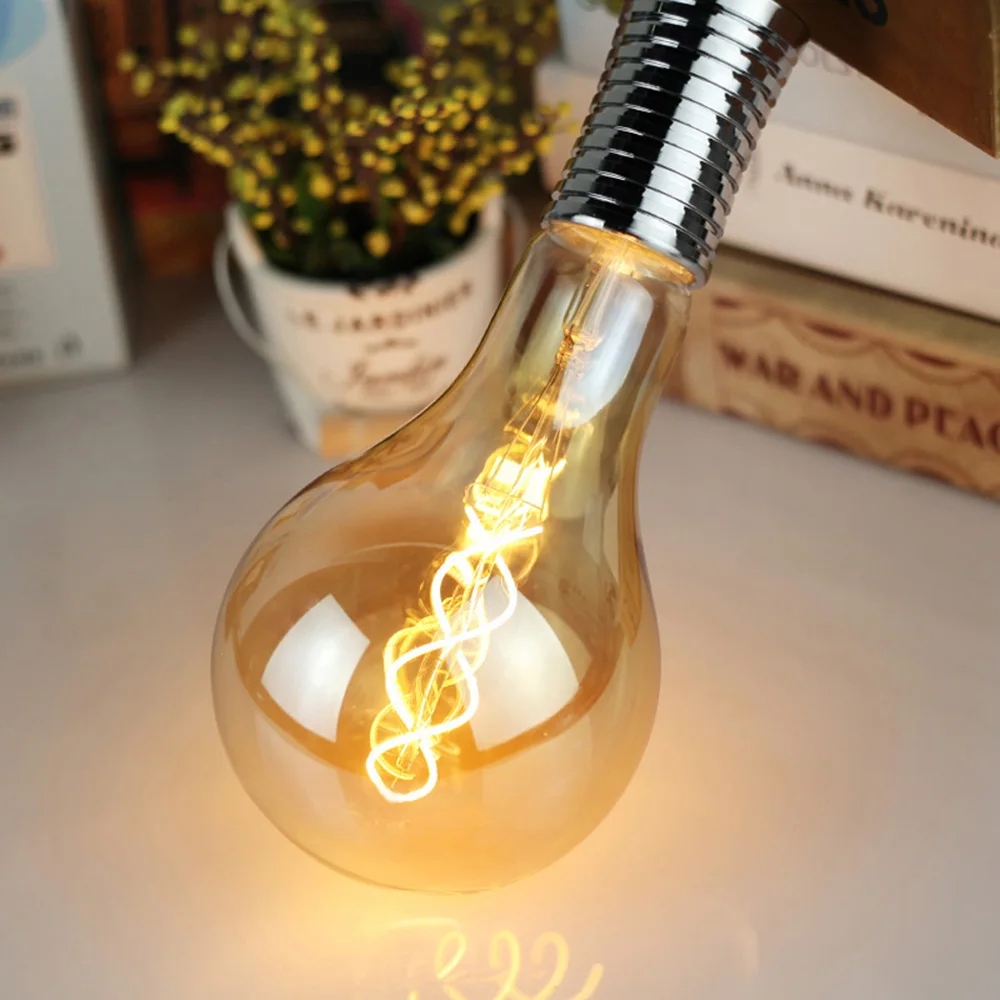 

Led Bulbs Vintage Light Bulb 4W Dimmable 220V A110 Amber Led Filament Bulb Specialty Decorative Ligth Bulb Yellow Warm