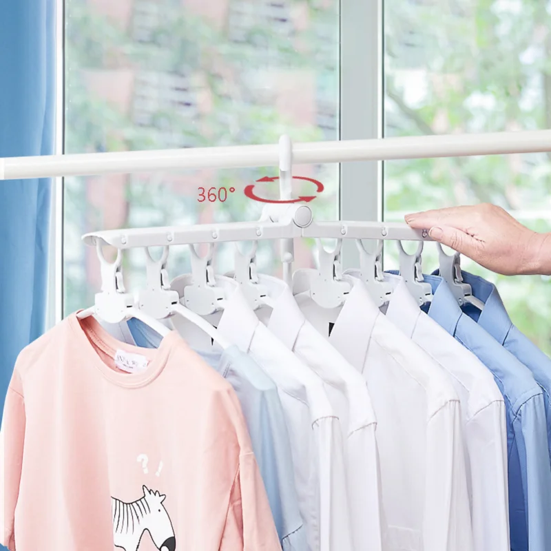 Perchas creativas Flipable Perchero de ropa multifunción Almacenamiento de  ropa 8 en 1 perchas de ropa se pueden secar al aire y almacenar  herramientas - AliExpress