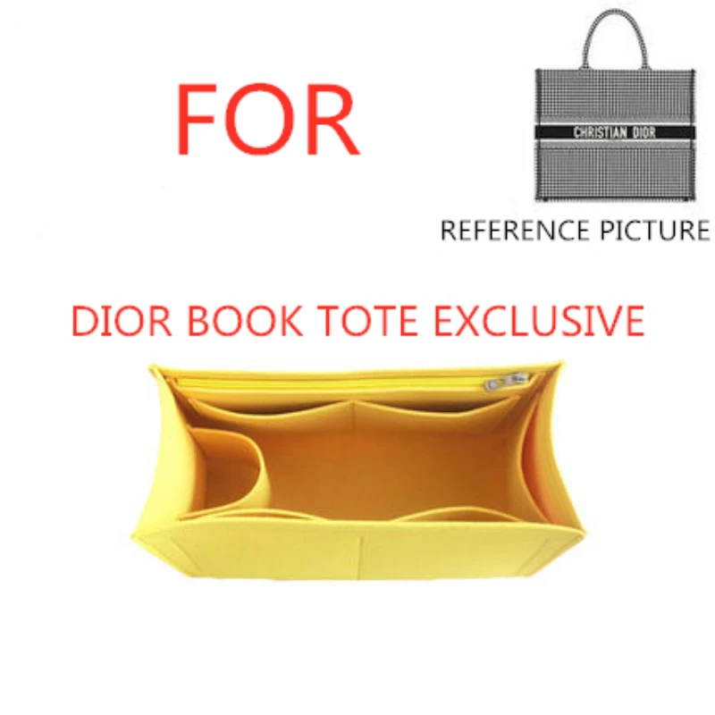 

Applicable To D Brand Book Tote Shopping Bag Lined Bag Finishing Storage Bag Support Shape Organizer Handbag Cosmetic Makeup Bag