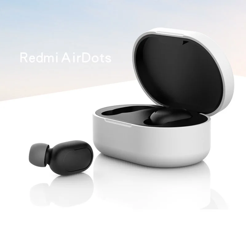 Мягкий силиконовый защитный чехол для наушников Xiaomi Redmi Airdot TWS Bluetooth наушники модный беспроводной Coque