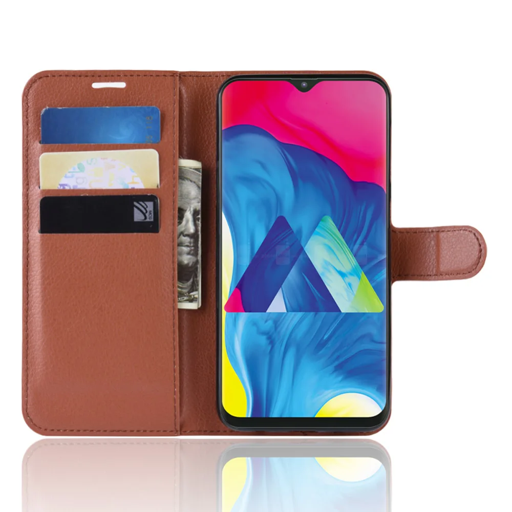 Чехол для телефона SAMSUNG Galaxy M10 M20 Флип PU кожаный чехол для SAMSUNG M20 M10 кошелек сумка для смартфона чехол Coque Funda