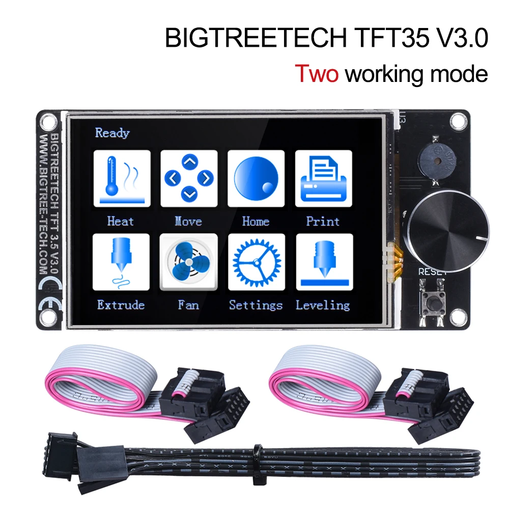 Najtaniej BIGTREETECH TFT35 V3.0 ekran dotykowy kompatybilny 12864LCD wyświetlacz Wifi części drukarki 3D vs MKS TFT35 dla SKR PRO SKR V1.3 Ender 3