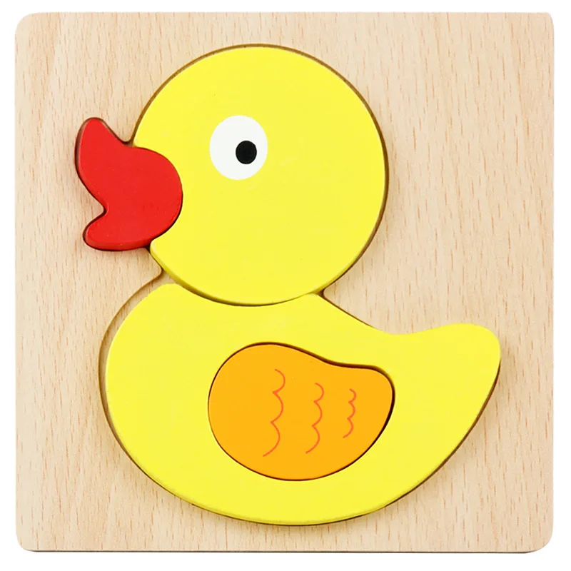 Puzzle Wooden Toys Building For Baby Early Educational (41)