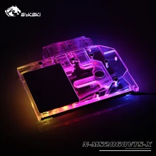 Bykski – bloc à eau pour MSI GeForce RTX2060/1660, ventilateur en cuivre à couverture complète 6G OC/12V RGB / 5V A RGB
