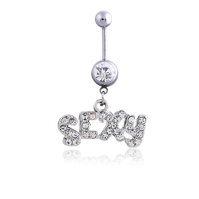 Belly Button Ring 14G Cute Fox Belly Ring Bunny Sexy Navel Piercing Rabbit Belly Bar Elephant Ombligo Pircing Owl Cat