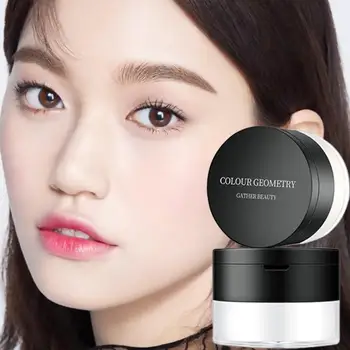 

Smooth Loose Powder Makeup Transparent Finishing Oil Finish For Face Puff Quality With Control Setting Cosmetic High Waterp H8M2