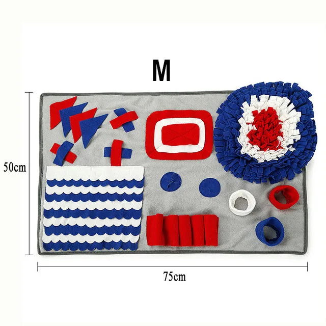 Игрушка-головоломка для собак интерактивный дозатор корма для домашних животных игрушка медленное кормление коврик для тренировки кормов нюхательный коврик для кормления - Цвет: Серый