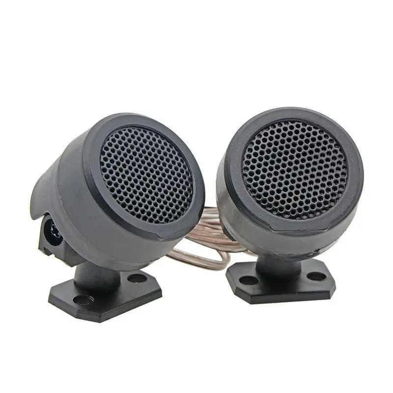 2Pcs 500W Pre-Wired Tweeter Speakers Car Audio System Vehicle Door Auto Audio Music Subwoofer Electronic Accessories