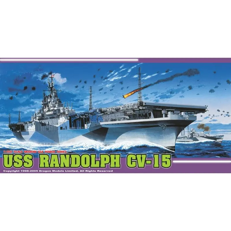 

DRAGON 7050 1/700 U.S.S. Randolph CV-15 - Scale model Kit