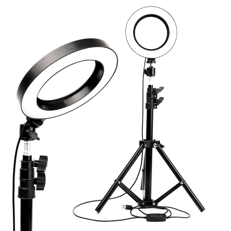 Фотостудия 6 ''10'' 14 ''светодиодный кольцевой свет Ringlight штатив подставка держатель телефона фотографическое селфи кольцо свет для YouTube видео