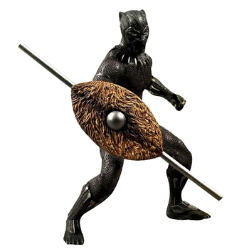 

Marvel Legends Avengers Black Panther 6" 6inch Action Figure Battle Real Clothes Pvc 17cm Movie Model Collection Toys