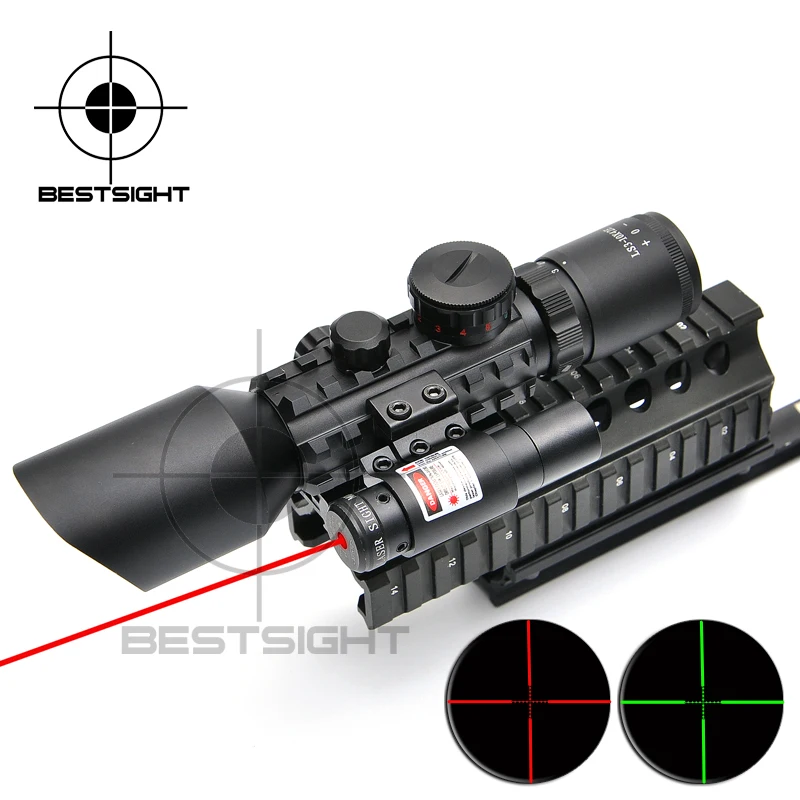 Новинка прицел для охоты 3-10X42 E M9 C Mil-Dot лазерный красный Ночной пневматического
