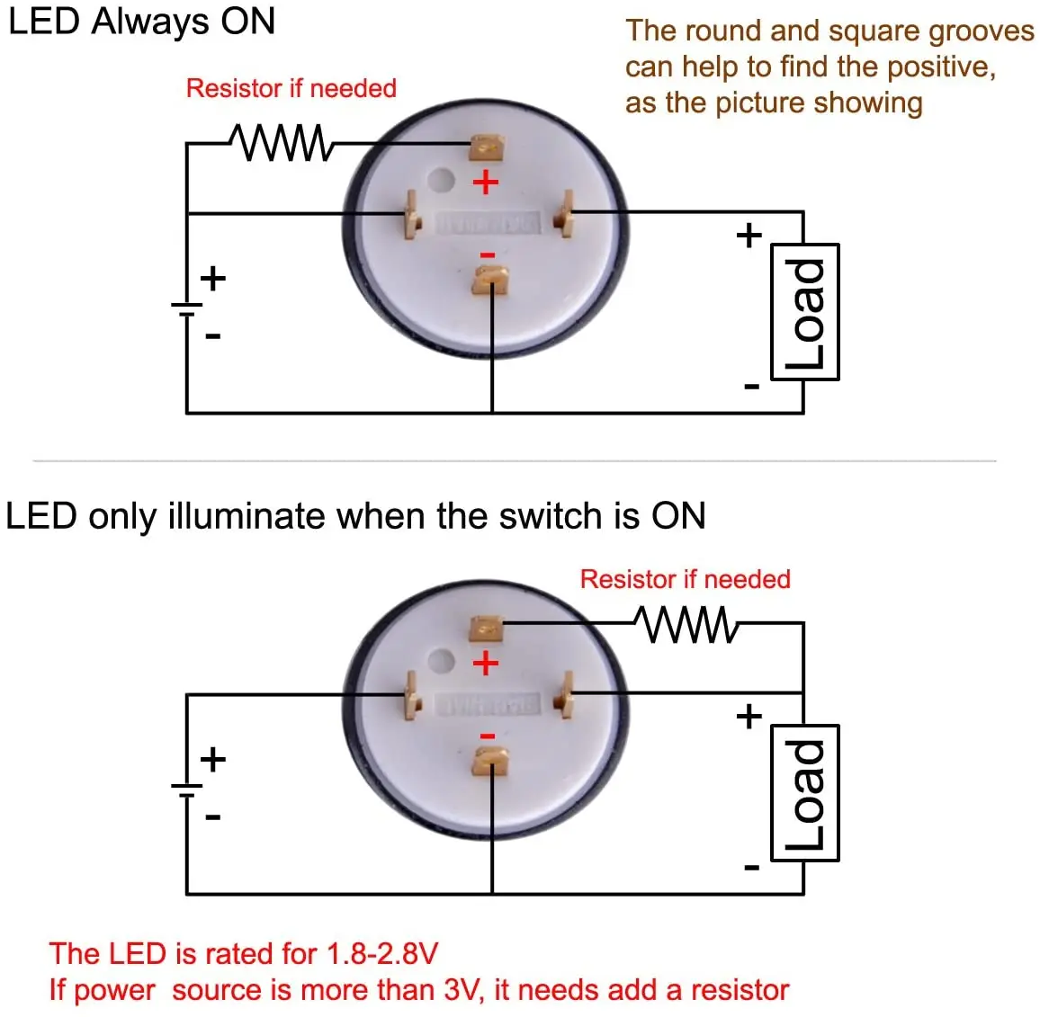 12MM 16MM 19MM 22MM Metal LED Push Button Switch 12V 24V 220V Light Waterproof Latching Momentary Power Pushbutton Illuminated