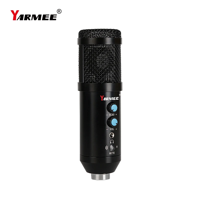 YARMEE USB конденсаторный микрофон ПК для компьютера пение веб класс игровая Встреча