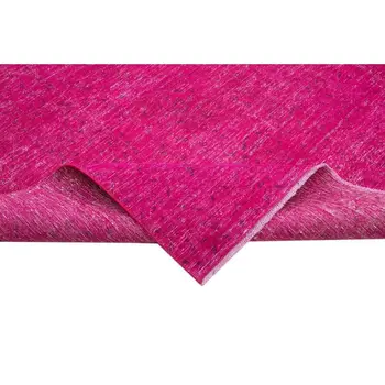

280x397 Cm Pink Handmade Overdyed Large Area Rug-9x13 Ft