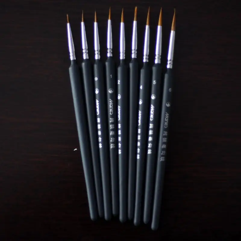 Maries ручной акварельный Scriptliner крюк линии рисования краски кисти для рисования ручка краски ing принадлежности