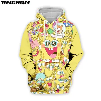 

SpongeBob New Fashion Harajuku 3D full Printed Hoodie/Sweatshirt/Jacket/Men Women hiphop casual Plus Size XS 6XL 7XL