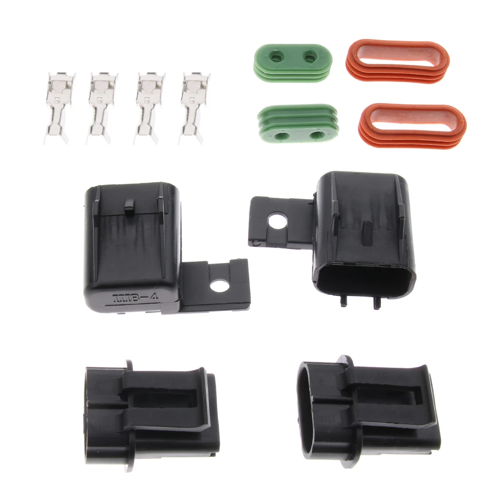 2 Sets Waterproof Car Boat Automotive Circuit ATC ATO Blade Fuse Box Holder
